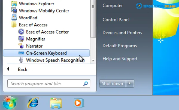 Trong một số trường hợp, khi bạn không thể sử dụng bàn phím thật trên máy tính, bạn sẽ cần đến sự hỗ trợ của ứng dụng bàn phím ảo  trên Windows. Trong bài viết dưới đây, SUACHUALAPTOP24h.com sẽ hướng dẫn các bạn cách mở bàn phím ảo trên Windows 7,8 và 10